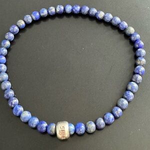 Shinola Lapis Lazuli Beaded Bracelet